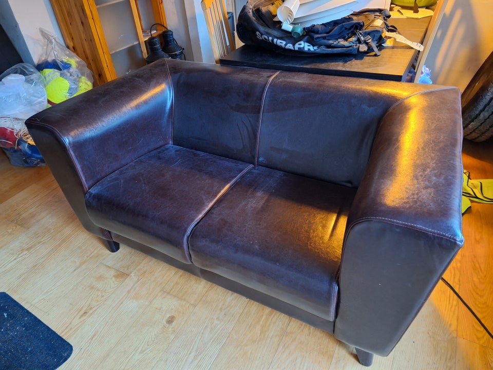 Sofa læder 2 pers