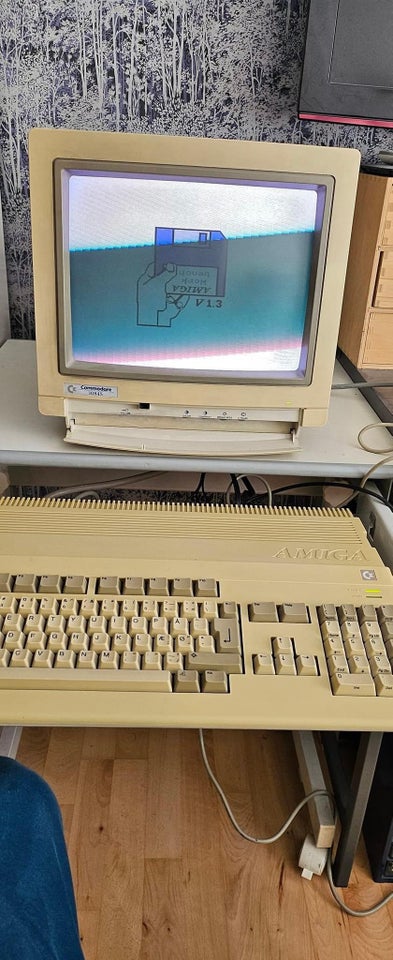 Amiga 500/600 med tilbehør,