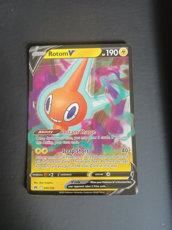 Samlekort Pokemonkort Rotom v 