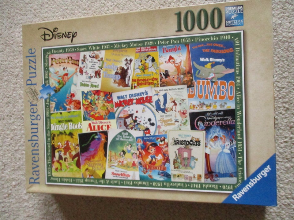 Disney , 1000 brikker, puslespil