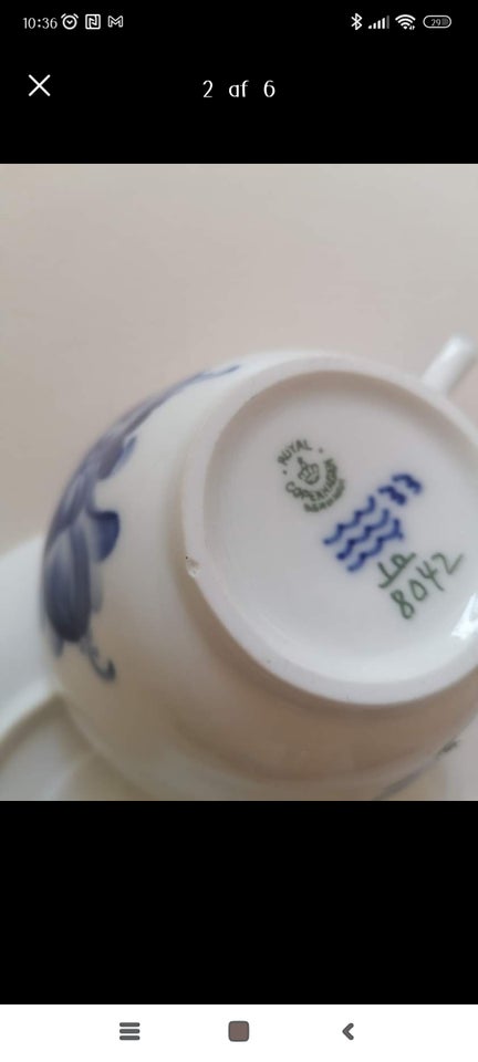 Porcelæn Morgenkop tekop