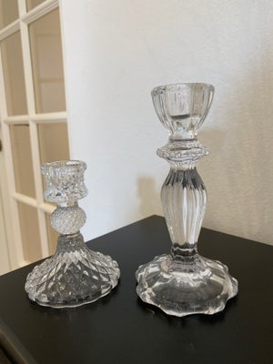 Glas lysestager Chic Antique