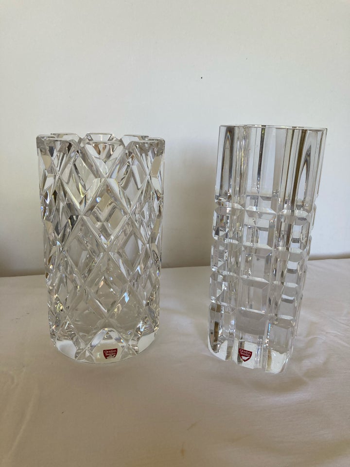 Krystal vase(r) Orrefors -