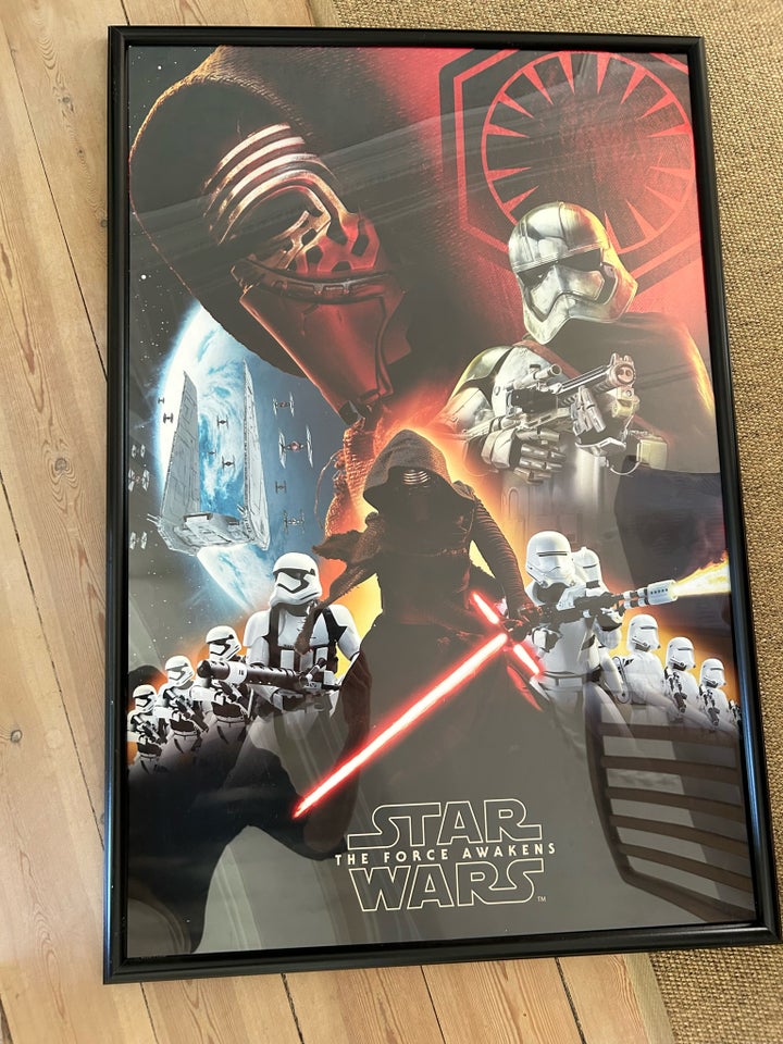 Plakat i ramme, motiv: Starwars, b: