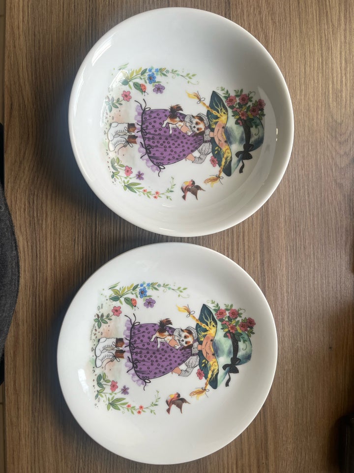 Porcelæn, Dyb tallerken og frokost