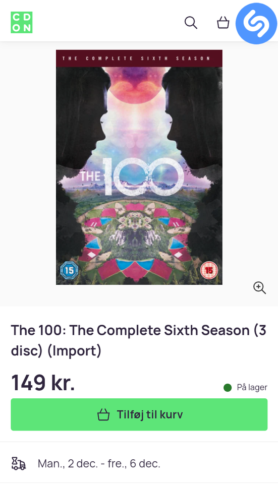 The 100, sæson 6, DVD