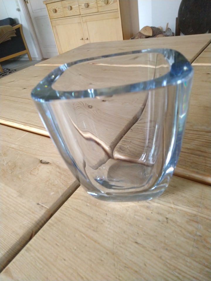 Glas Lyseblå Vase Holmegaard