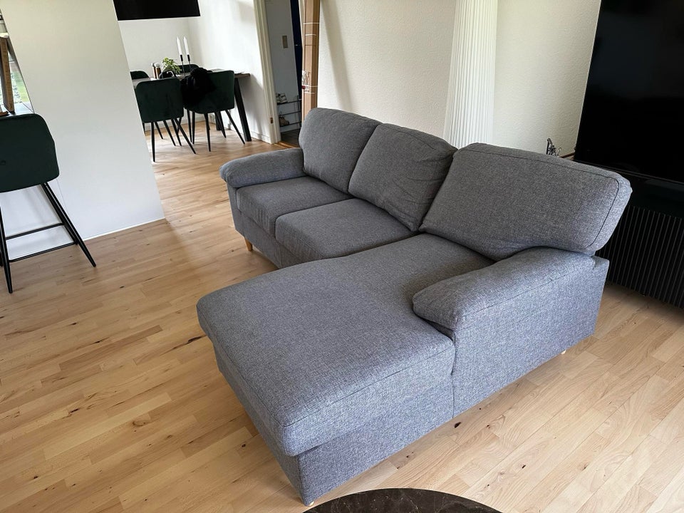 Hjørnesofa stof 3 pers