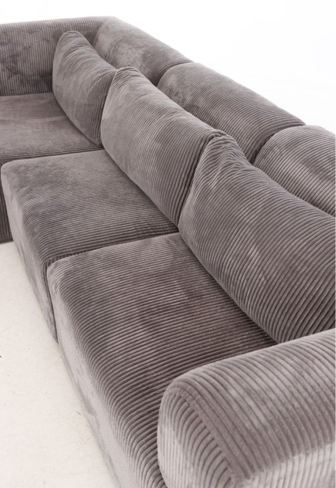 Sofa, fløjl, 3 pers.