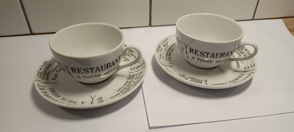 Porcelæn Pillivuyt kaffekopper ø