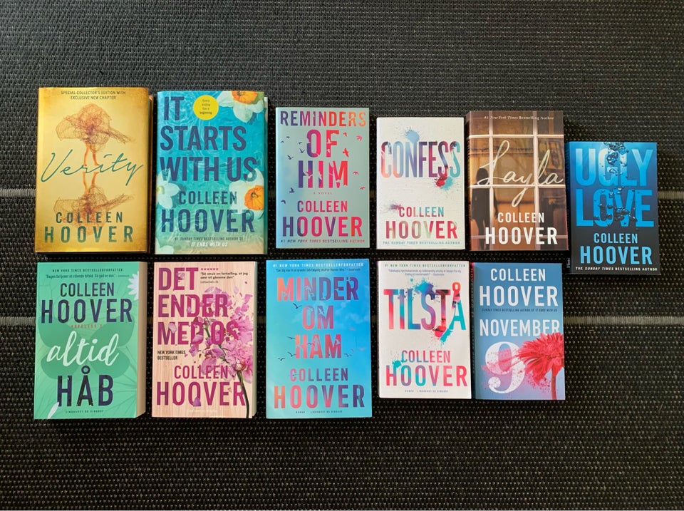 Diverse titler, Colleen Hoover,