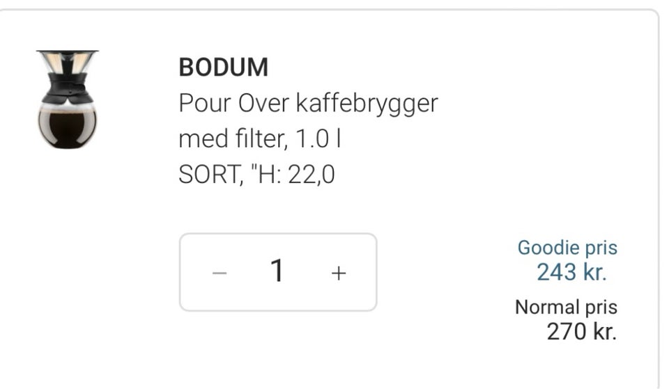 Bodum kaffebrygger Bodum