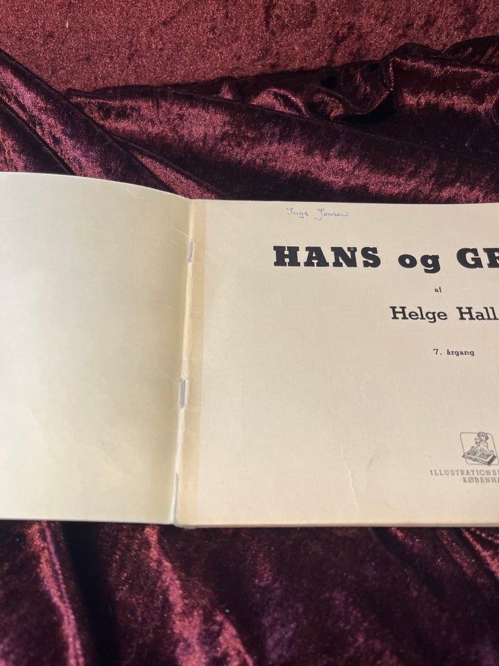 Hans og Grete nr. 7, 1954, Helge Hall