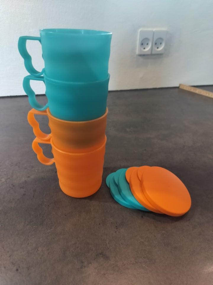 Plastik Plast kopper Tupperware