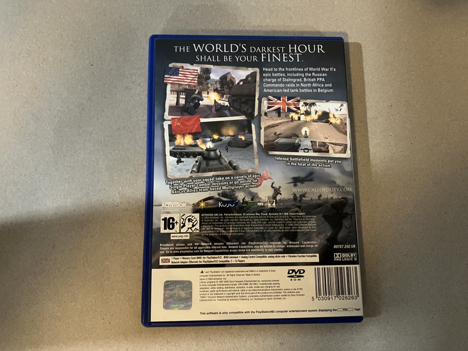 Call of Duty: Finest Hour, PS2