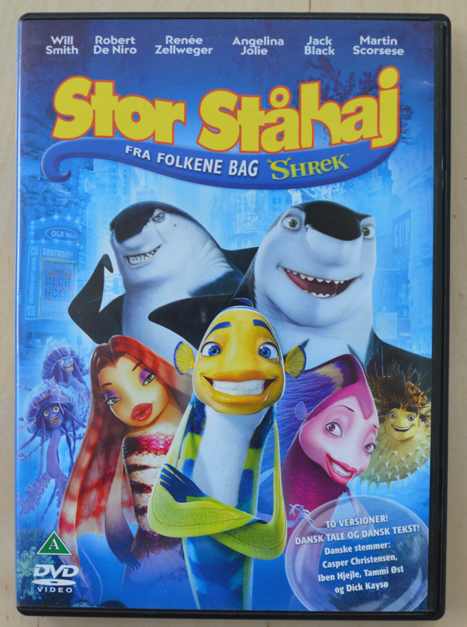 Stor ståhaj, DVD, animation