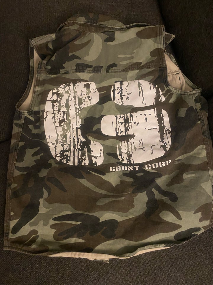 Vanter, Army grøn vest, Grunt Jeans