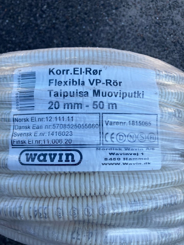 Installationskabel Wawin og AO