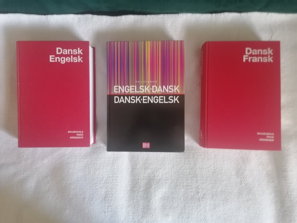 3 OdbøgerDansk- Engelsk Dansk-