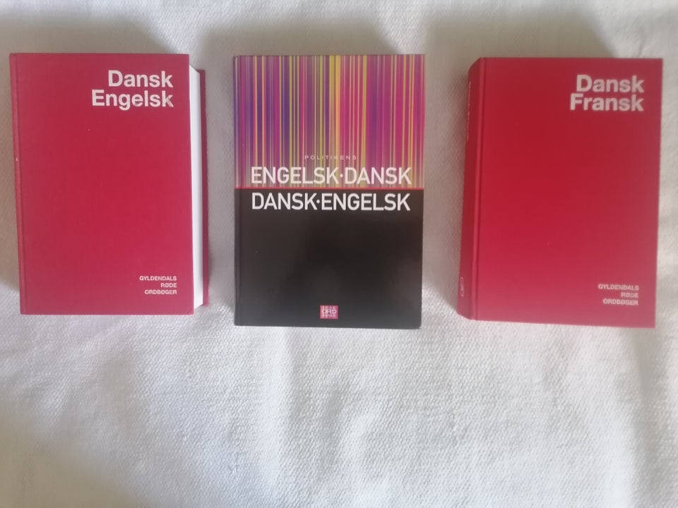 3 OdbøgerDansk- Engelsk Dansk-