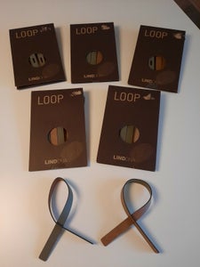 5 pk Nye servietringe Lind DNA Loop