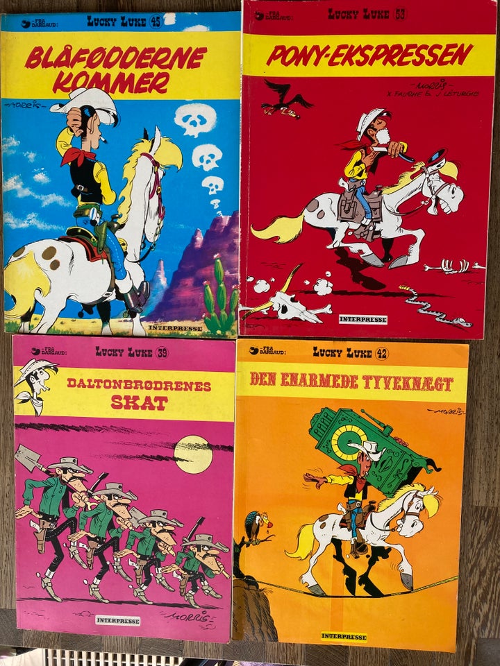 Lucky Luke, Morris, Tegneserie