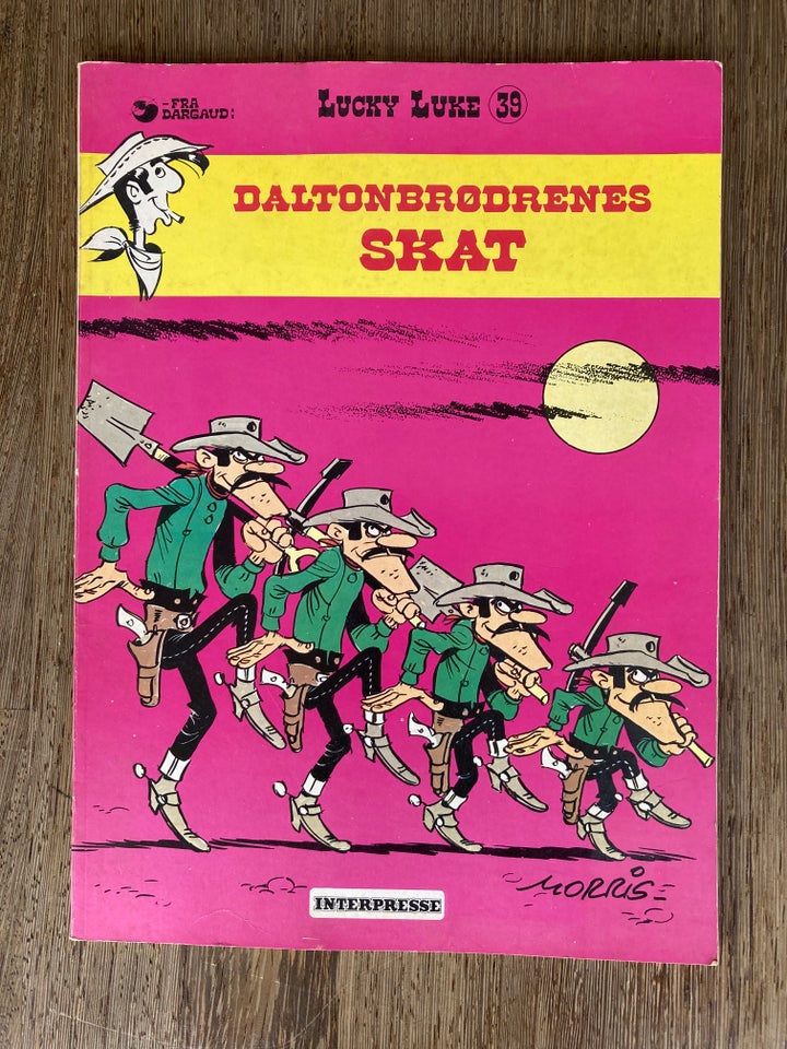 Lucky Luke, Morris, Tegneserie