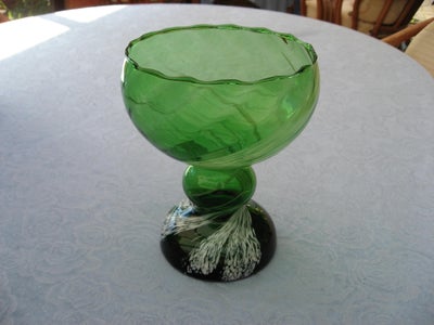 Glas Grøn vase ECHT