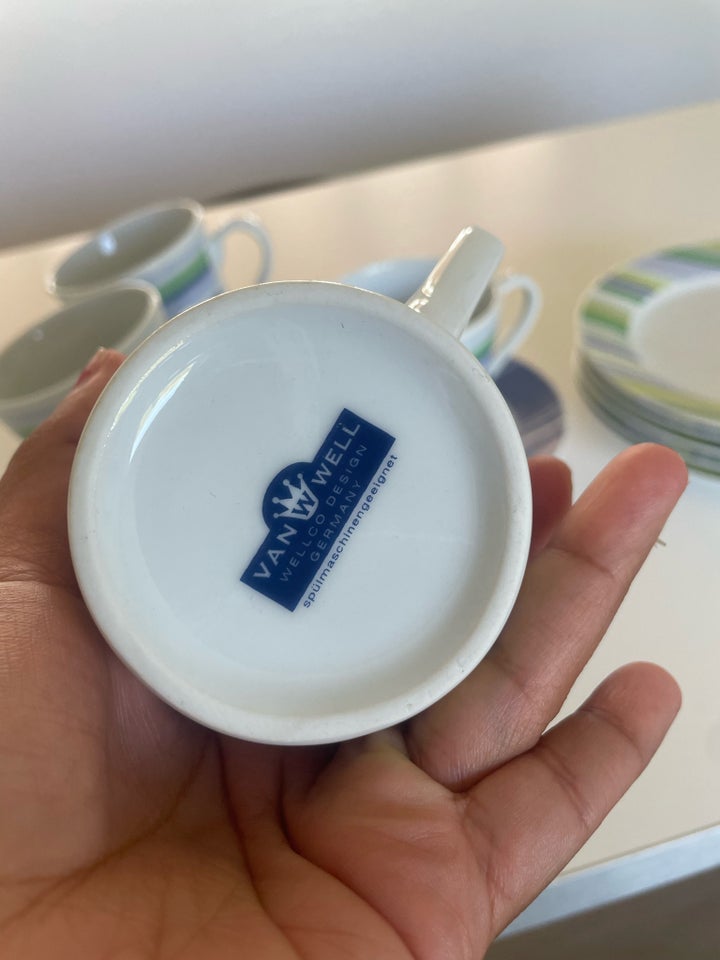 Porcelæn Kaffekopper Van well