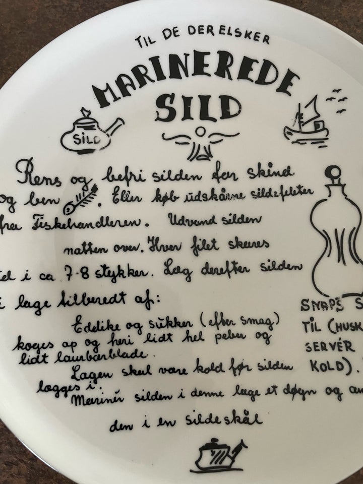 Porcelæn Silde tallerkner 