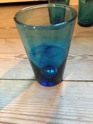 Glas Små blå glas