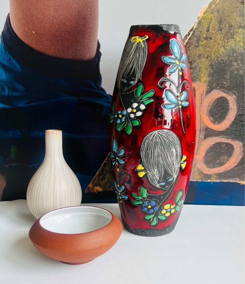Keramik Stor vase Vintage
