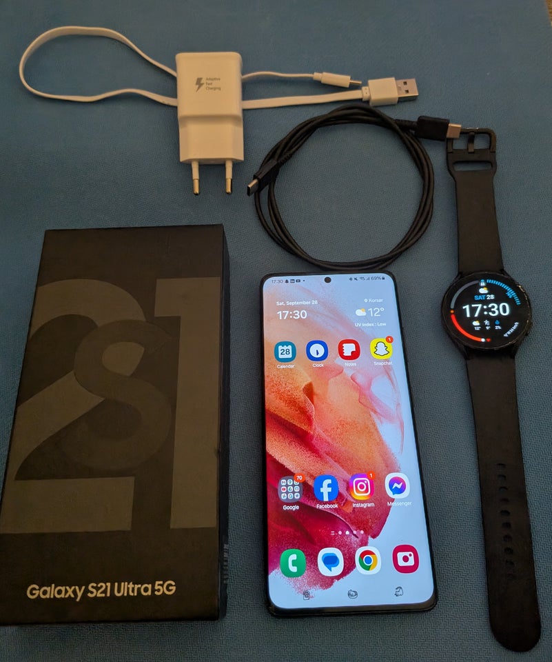 Samsung S21 Ultra + Samsung Watch 3,