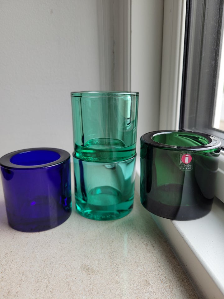 Glas Lysestage Fyrfad Iittala