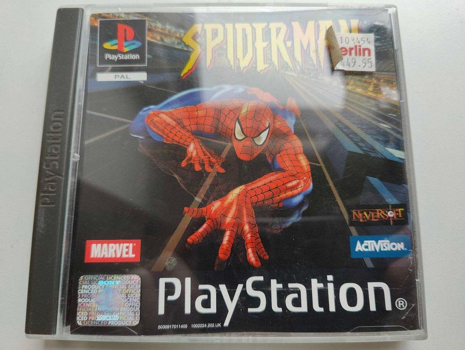 Spider-Man PS1, PS, action