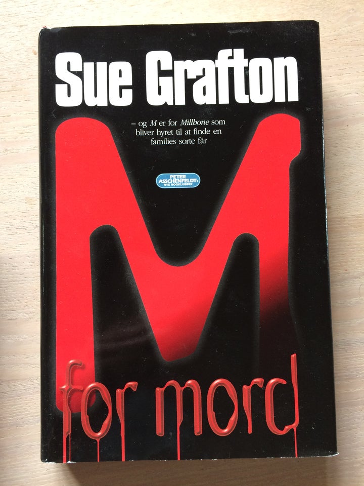 M for mord, Sue Grafton, genre: