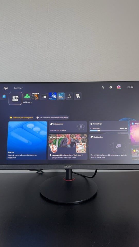 Acer 390 Hz, 24 tommer, Perfekt