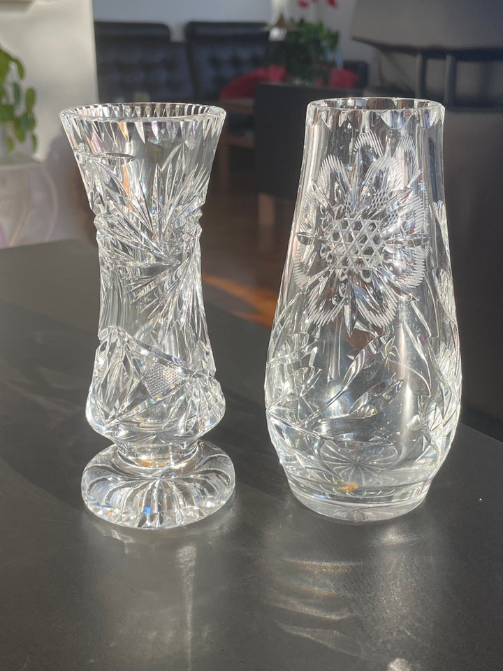 Vase, Krystalvase / glasvase,