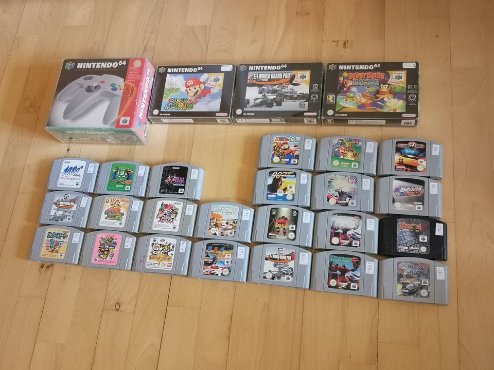 Nintendo 64 spil og Kontroller