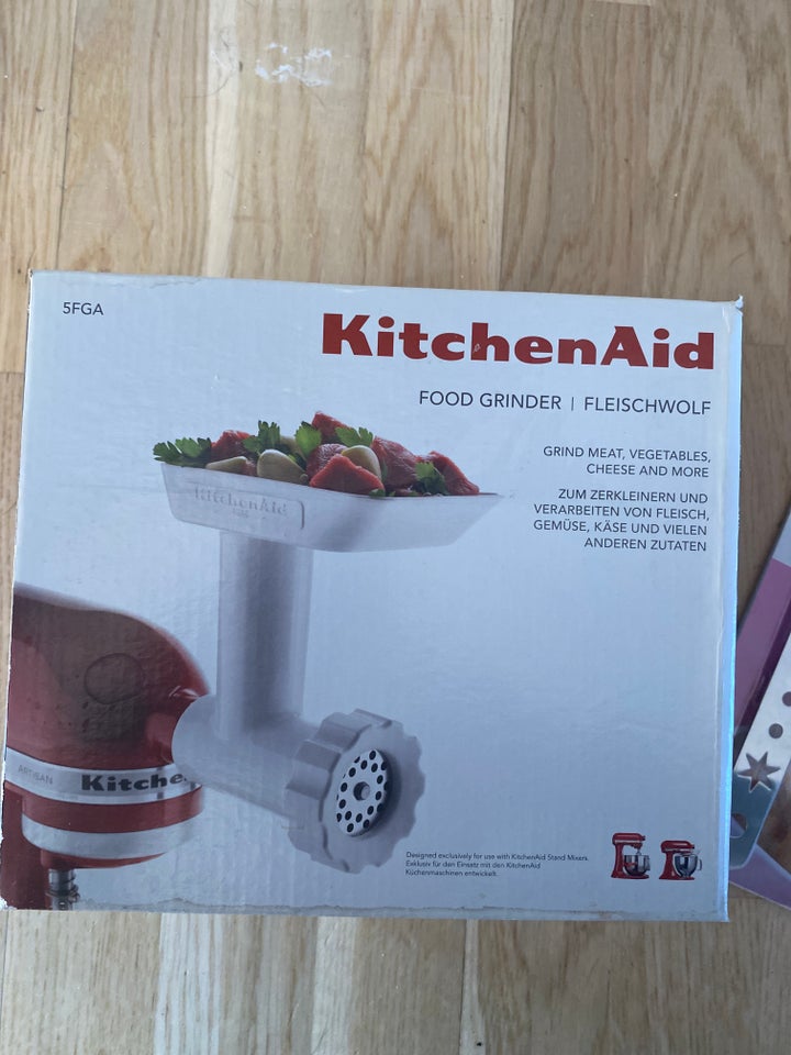 Kitchen Aid Food Grinder + bagning.