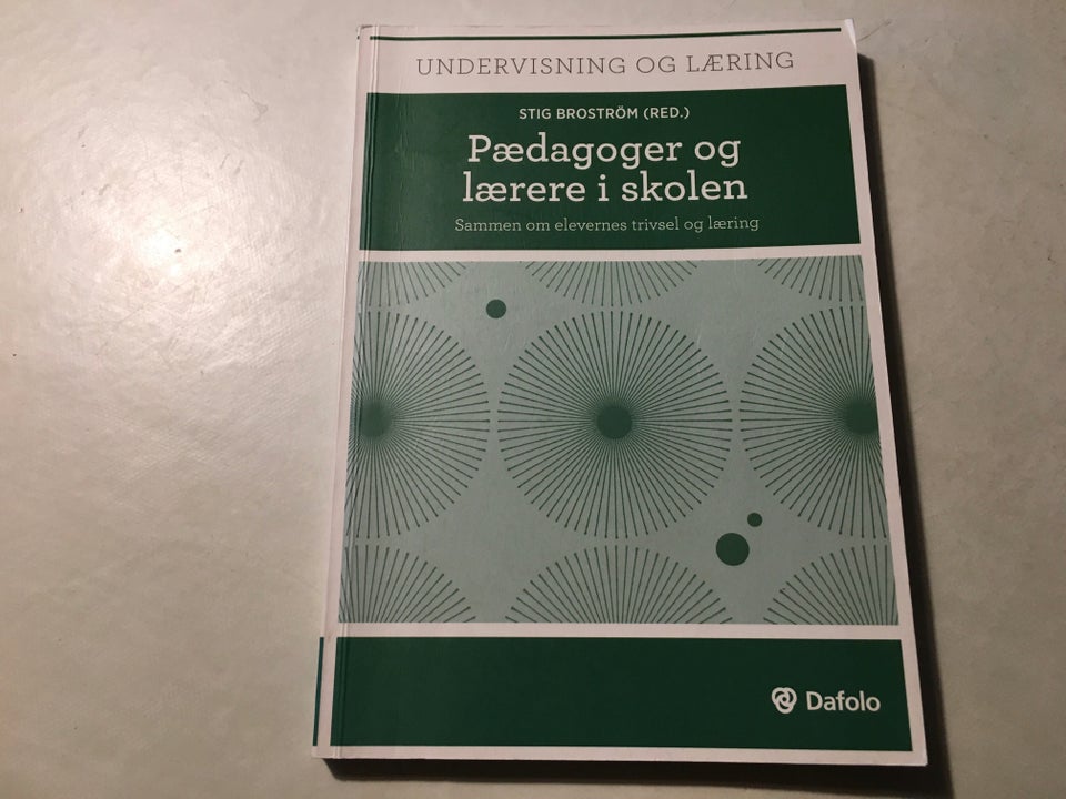 Pædagoger og lærere på skolen, Stig