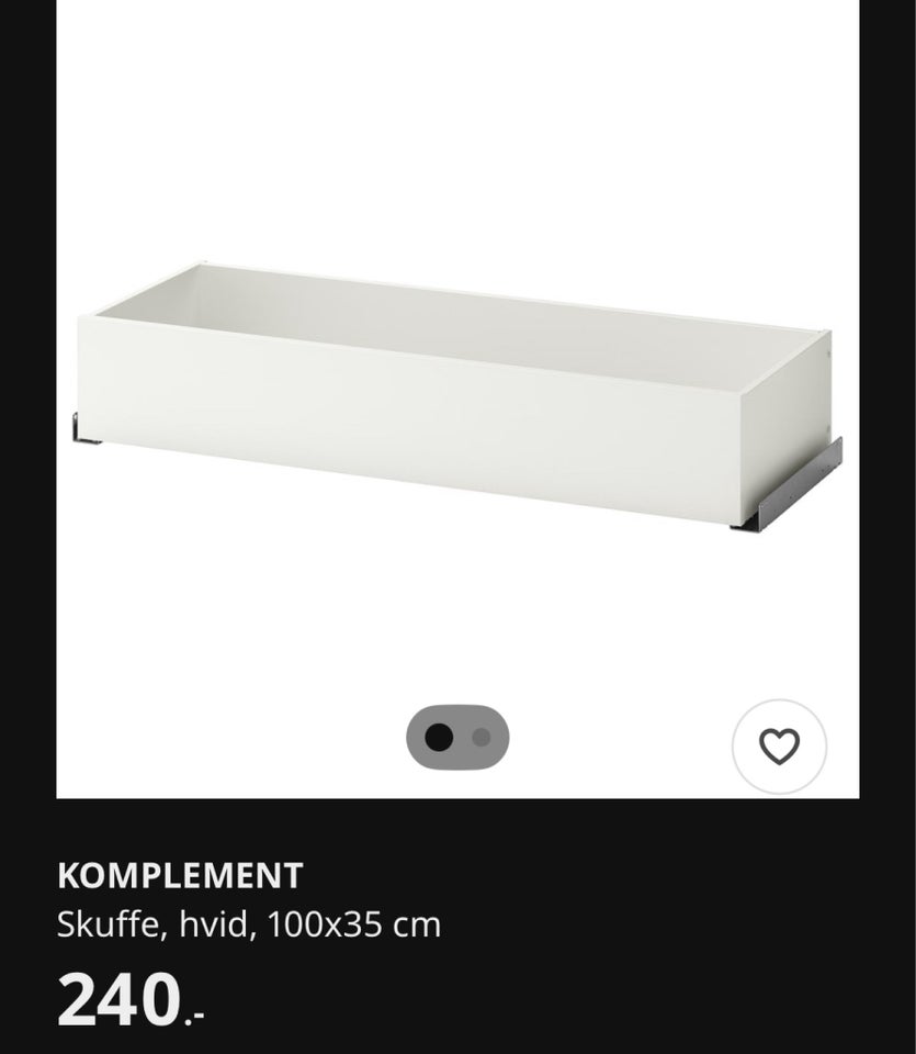 KOMPLEMENT skuffer , IKEA