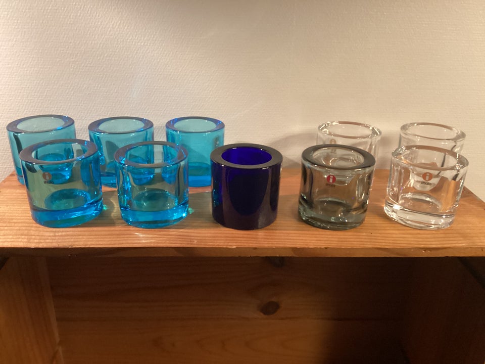 Glas, Fyrfads lysestage, Iittala