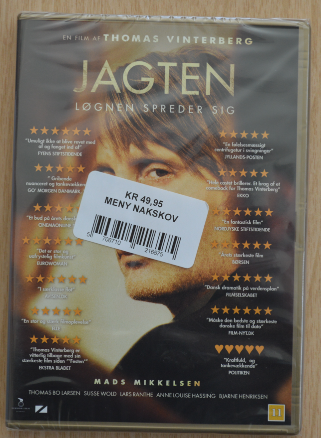 Jagten uåbnet Ny uåbnet DVD drama