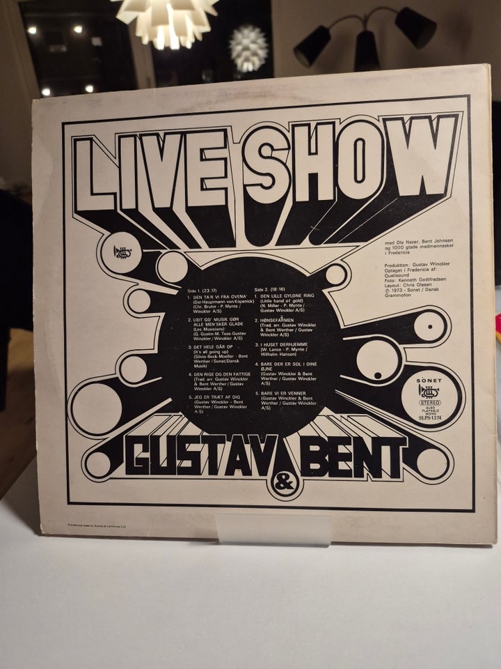 LP, Bent og Gustav, Live show Bent og