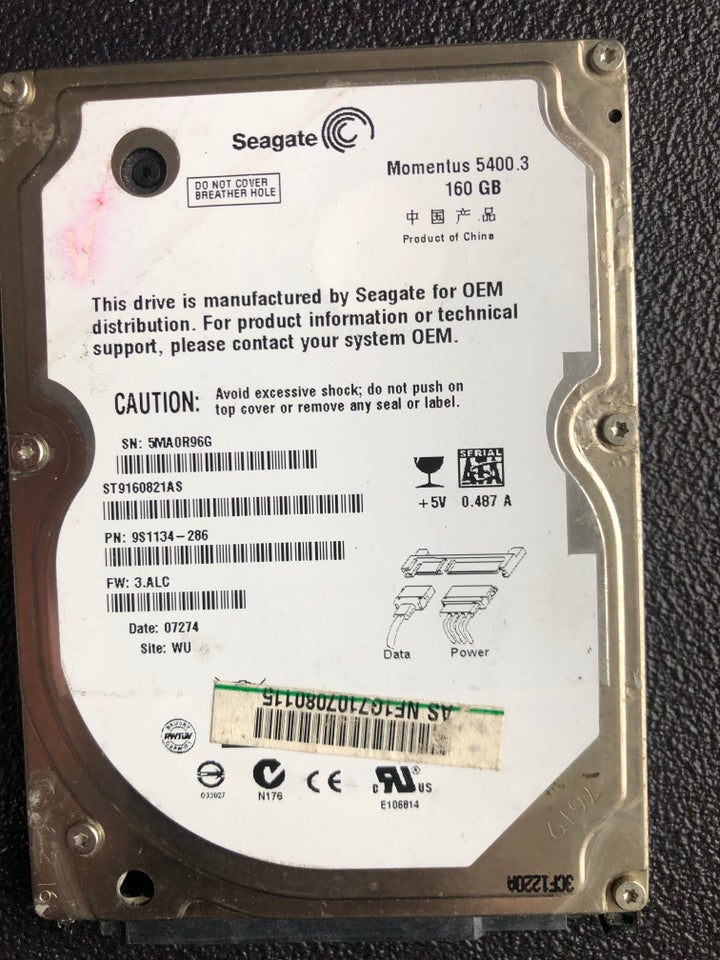 Seagate- Fujitsu 162 GB