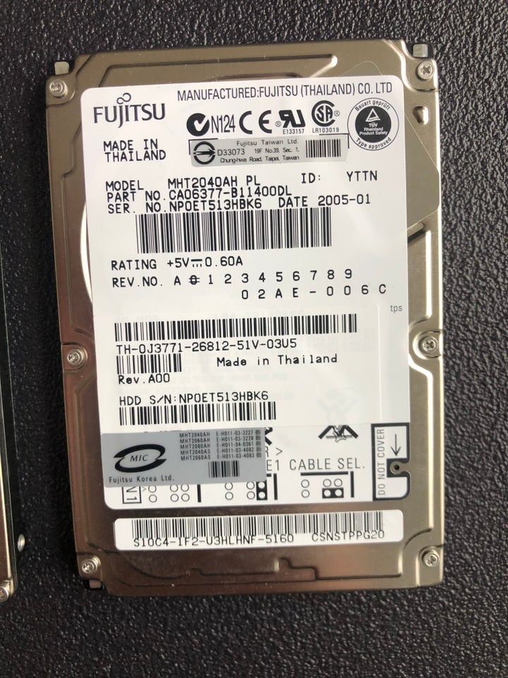 Seagate- Fujitsu 162 GB