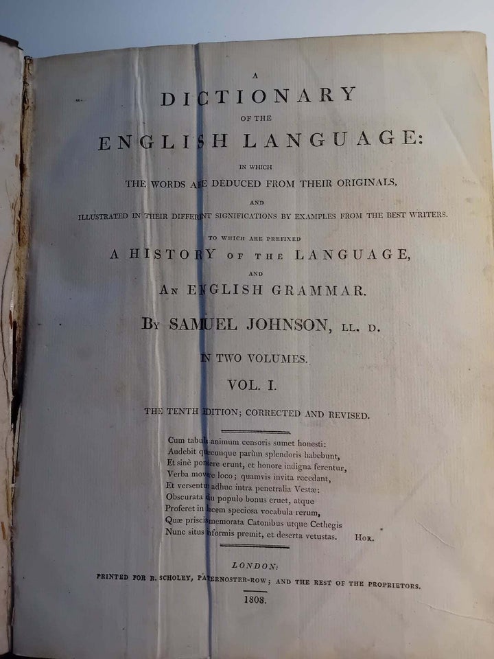 Dictionary of The English