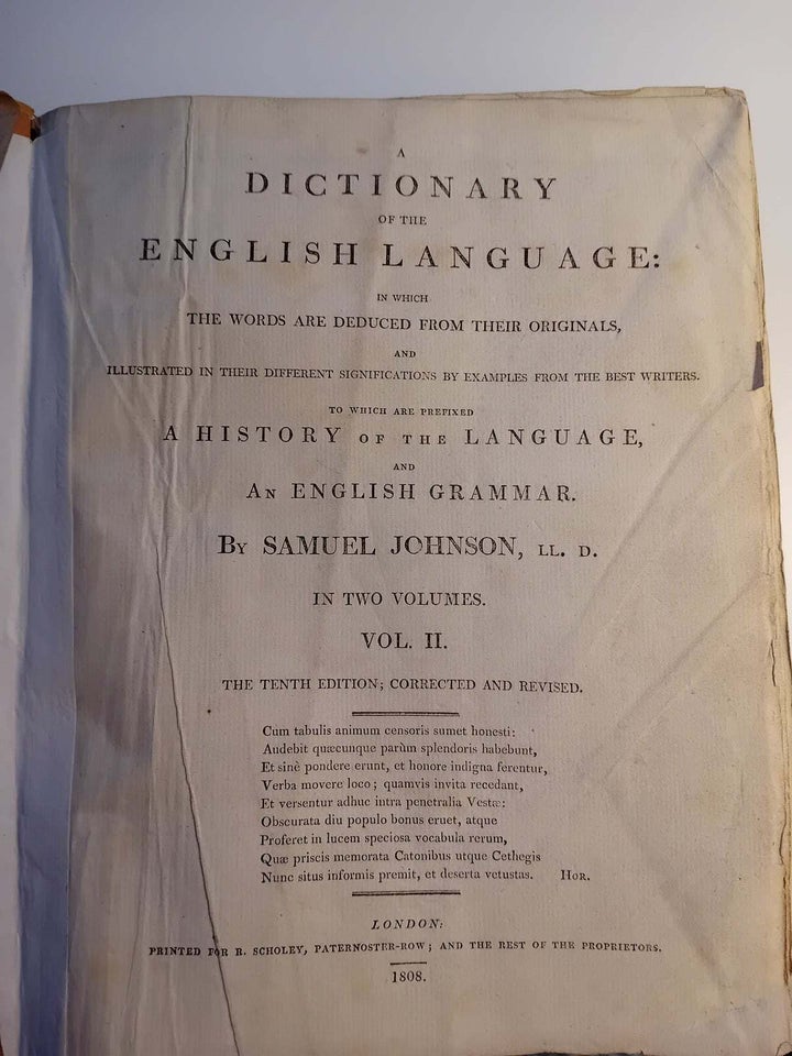 Dictionary of The English