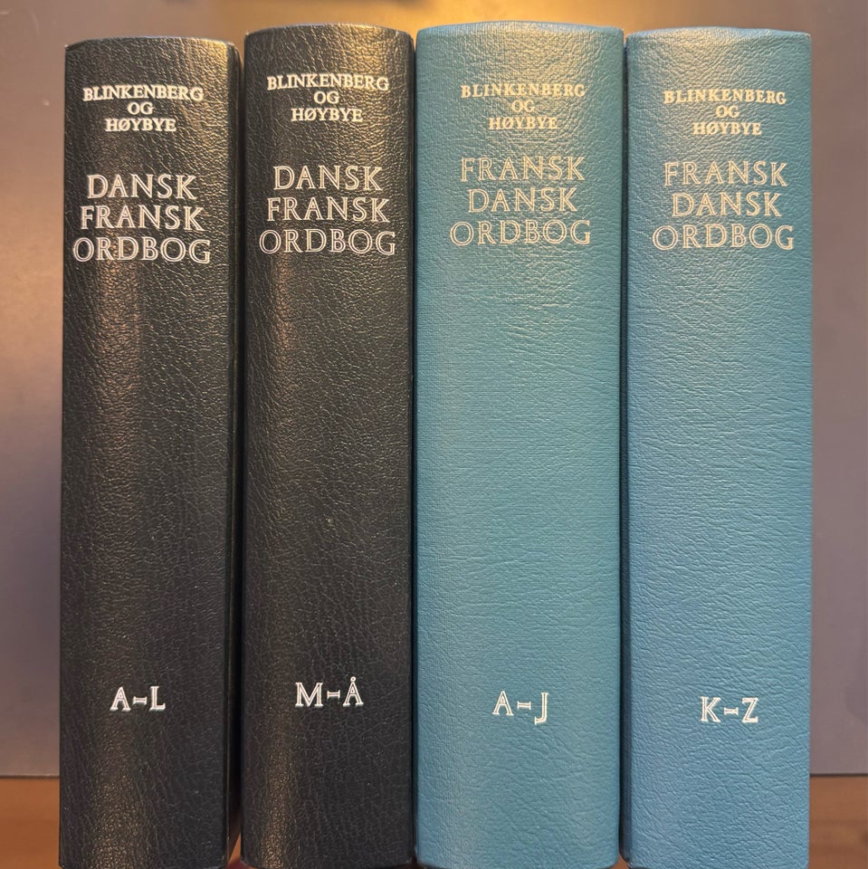 Dansk-fransk-dansk ordbøger,